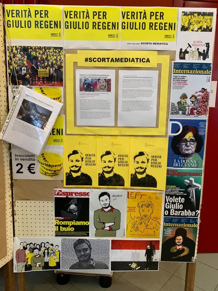 scorta mediatica Regeni Marano Vicentino