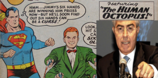 Superman ha un fratello, il reincarnato Jimmy Olsen: è SuperConsoli con tentacoli onnipresenti ma bloccato con la kriptonite da Barbapapà Jimmi Olsen tra Superman e il fratello SuperConsoli, con tentacoli onnipresenti