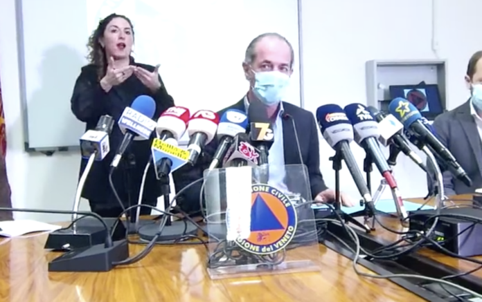 Zaia presenta monitoraggio scuole e smentisce Adnkronos Zaia presenta monitoraggio scuole e smentisce Adnkronos