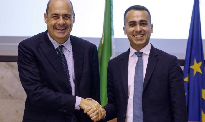 Zingaretti Di Maio PD e M5S