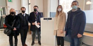 Consegnato a Palazzo degli Uffici uno sterilizzatore d’aria donato da Eca Technology srl
