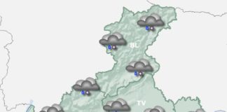 Meteo: sul Veneto tempo instabile e fenomeni di forte intensità. Allerta gialla per criticità idrogeologica su tutto il territorio regionale Meteo in Veneto
