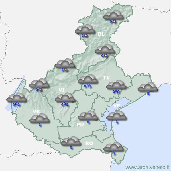 Meteo in Veneto