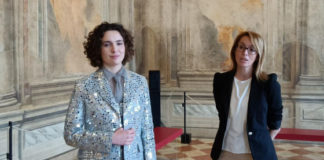 Madame al Teatro Olimpico gira il videoclip della canzone “Voce”