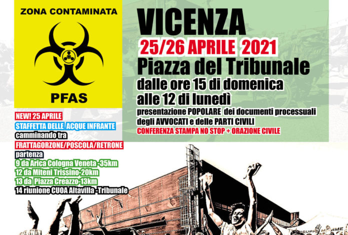 Pfas manifestazione