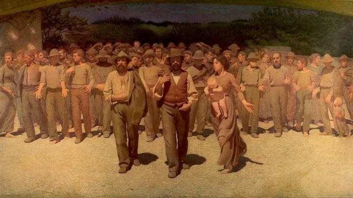 G. Pellizza da Volpedo, Il quarto stato