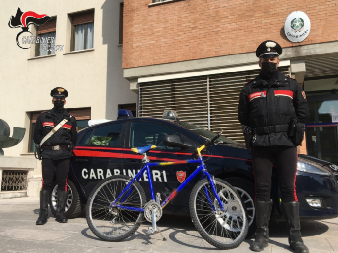 Cassola bici rubata e droga