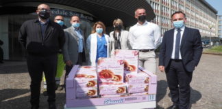 Pasqua 2021, 250 colombe in dono all’ospedale San Bortolo