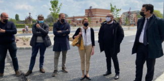 Prende forma il nuovo parcheggio dietro al teatro in vista dell’apertura a maggio