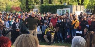 Manifestazioni contro vaccini e misure anti Covid: senza mascherina in Campo Marzo e a Conegliano, Possamai (PD): “insulto inaccettabile” manifestazione Campo Marzo 17 aprile