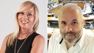 I consiglieri regionali Roberta Vianello e Gabriele Michieletto