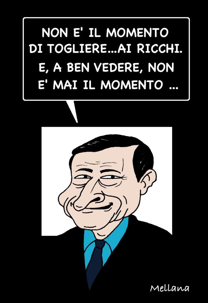 IL MOMENTO SFUGGENTE PER LE TASSE AI RICCHI, di Claudio Mellana