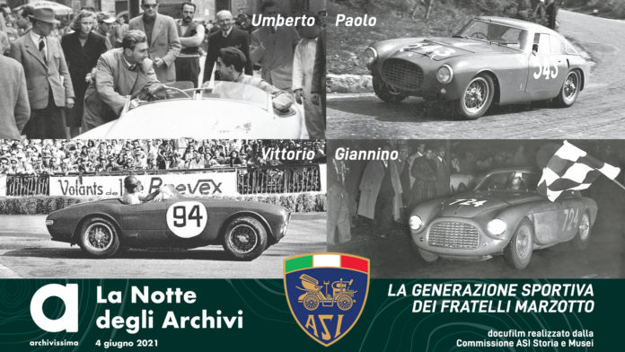 Immagini del docufilm Automotoclub sui fratelli Marzotto