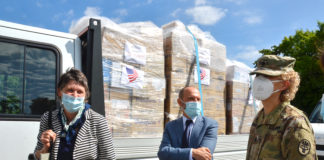 La clinica medica US Army consegna al San Bortolo di Vicenza dispositivi di protezione La clinica medica US Army consegna al San Bortolo di Vicenza dispositivi di protezione (Crediti fotografici: Laura Kreider / US Army Italy)