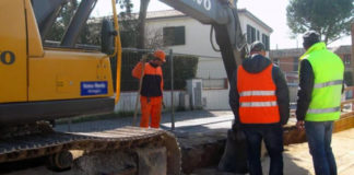 Tubo rotto a Laghetto (Vicenza) all’alba, Viacqua: allagati alcuni scantinati, avviata la riparazione con un pronto intervento Lavori di Viacqua (foto d'archivio)