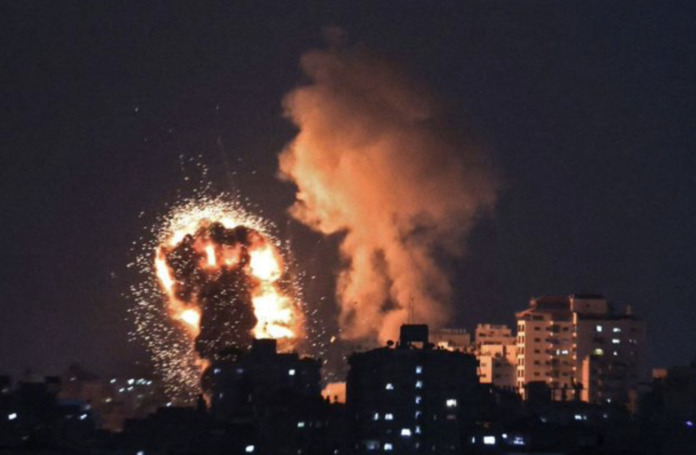 Gaza scontri Gerusalemme foto Twitter