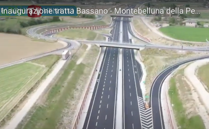 Pedemontana Veneta, inaugurazione tratto Bassano - Montebelluna