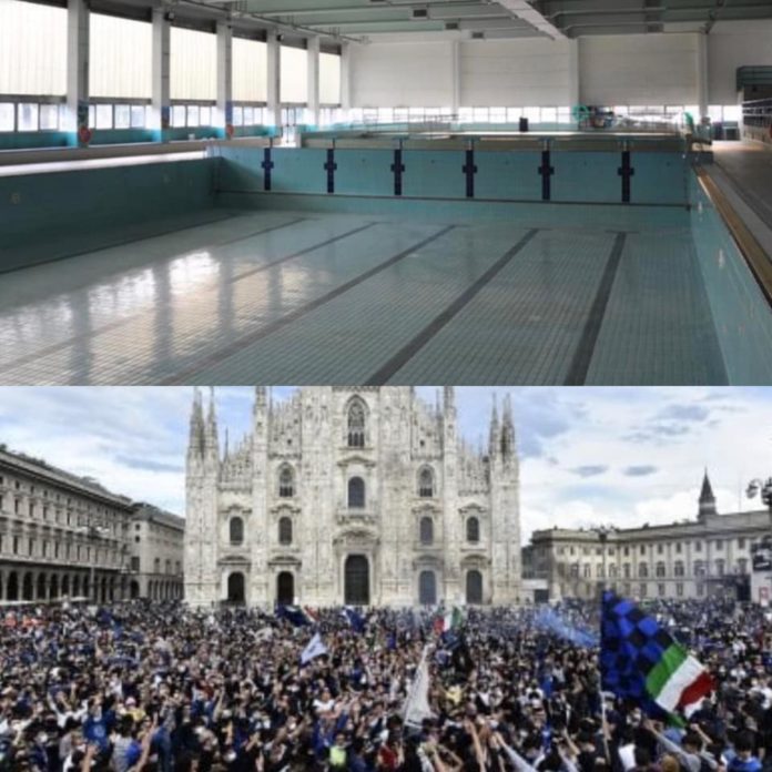 festeggiamenti Inter assembramenti Milano