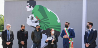 Al Menti un murales dedicato al “portierone” biancorosso Ernesto Galli