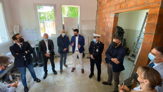 Campo Marzo presidio polizia locale aggiornamento lavori