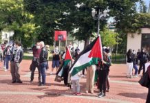 Gaza, Save the Children: la testimonianza di un operatore dell’Organizzazione, in fuga con i tre figli con meno di 10 anni manifestazione israele palestina gaza campo marzo 15 maggio