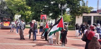 Gaza, Save the Children: la testimonianza di un operatore dell’Organizzazione, in fuga con i tre figli con meno di 10 anni manifestazione israele palestina gaza campo marzo 15 maggio