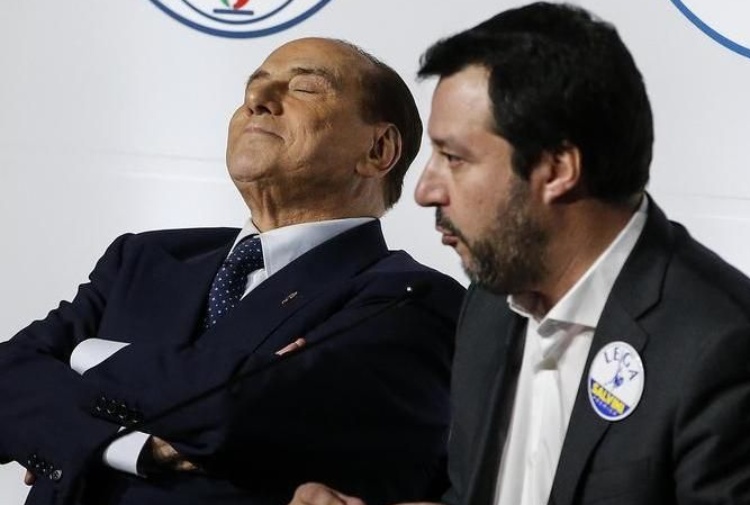Berlusconi e Salvini (archivio)