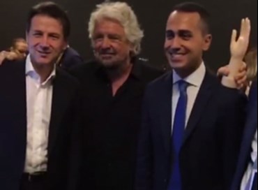 Conte, Grillo e Di Maio