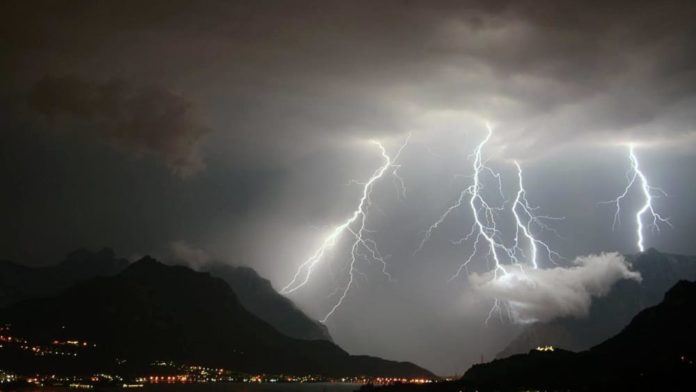 Piogge sulle dolomiti venete