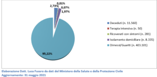Covid in Veneto, l’analisi di Luca Fusaro sul mese di maggio: tasso di guarigione al 95,2% analisi Fusaro Covid in Veneto a maggio