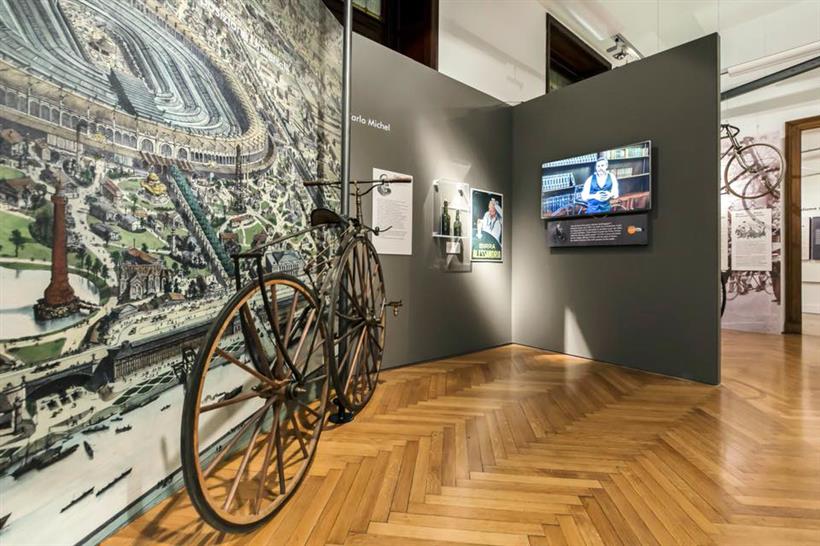 Un esempio di mostra permanete dedicata alla bicicletta (Alessandria)