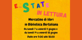 E… state in lettura, mercatino di libri in Biblioteca Bertoliana da lunedì 7 a venerdì 18