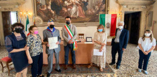 Il sindaco ha incontrato il centenario Bruno Zamunaro, presidente onorario dell’Anmig