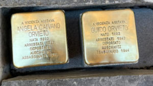 Pietre di Inciampo a Vicenza per Guido e Angela Orvieto