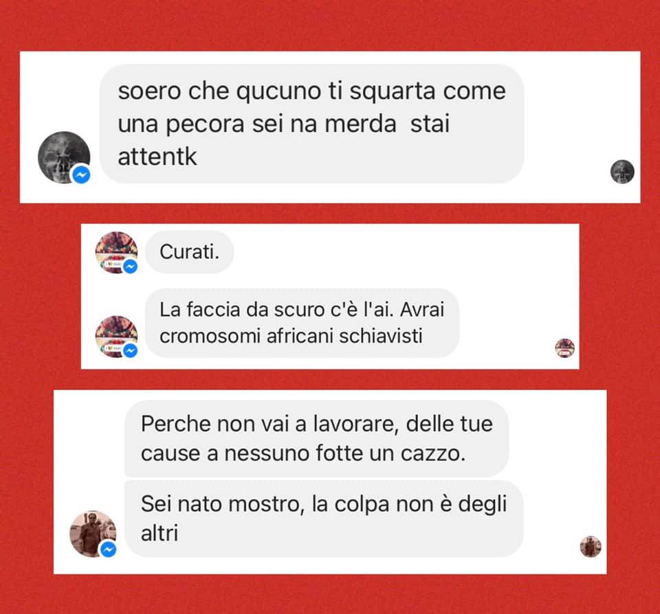 minacce e offese social ad Alessandro Zan