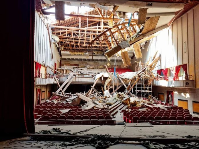 teatro Astra Bassano tetto crollato