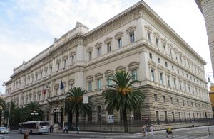 Palazzo Koch in via Nazionale a Roma, sede di Banca d'Italia