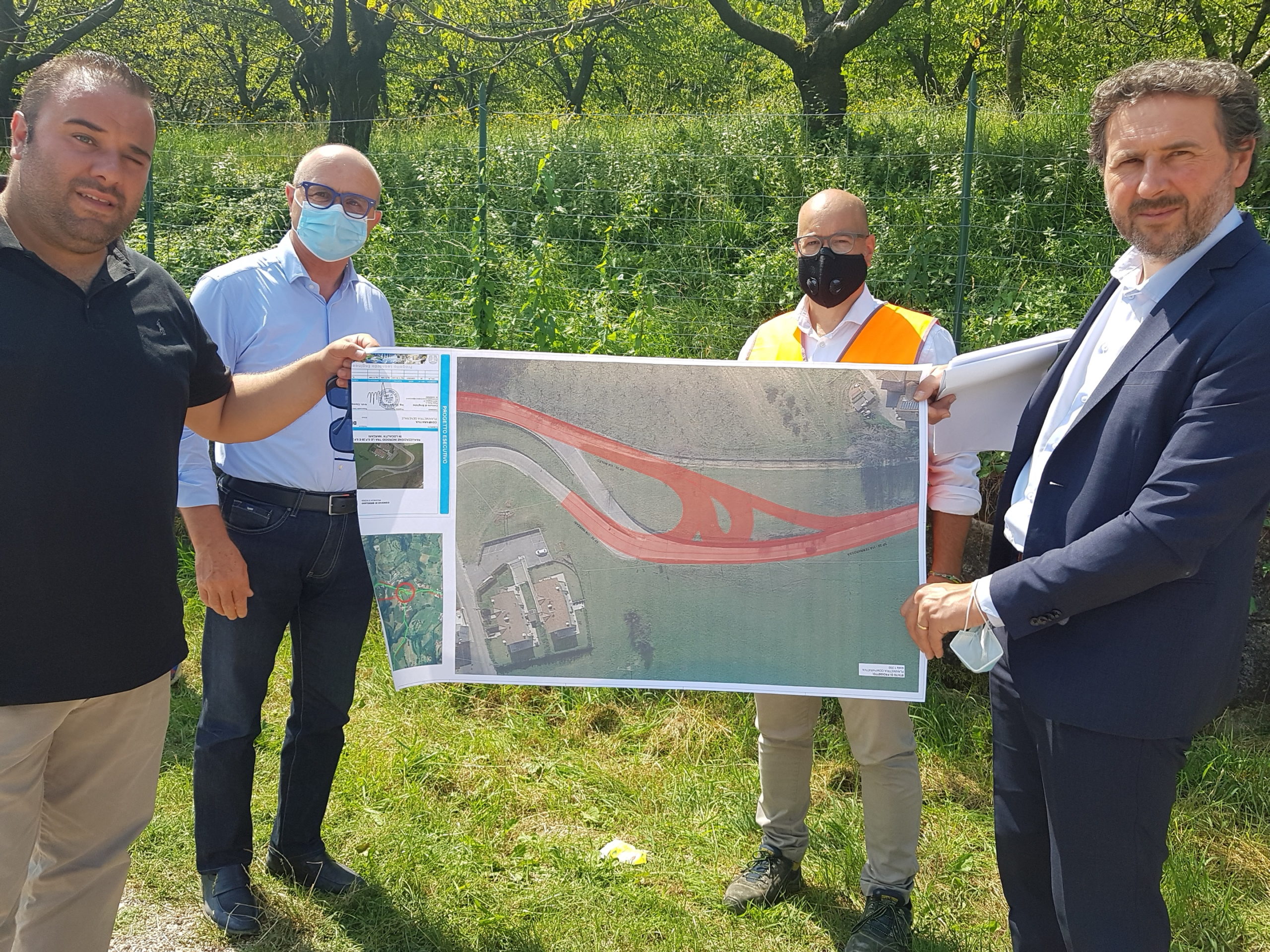 Presentazione rendering Incrocio a Brogliano in località Marzari