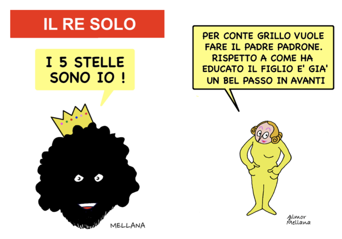 Beppi Conte e Beppe Grillo, di Claudio Mellana e Almor
