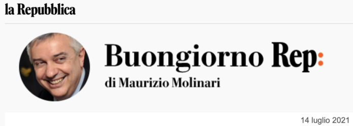 la Repubblica: Buongiorno Rep di Maurizio Molinari