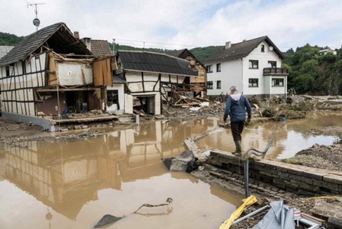 Maltempo, in Germania e Belgio (Ansa)