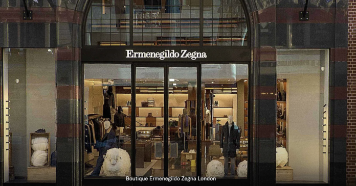 Boutique Ermenegildo Zegna a Londra