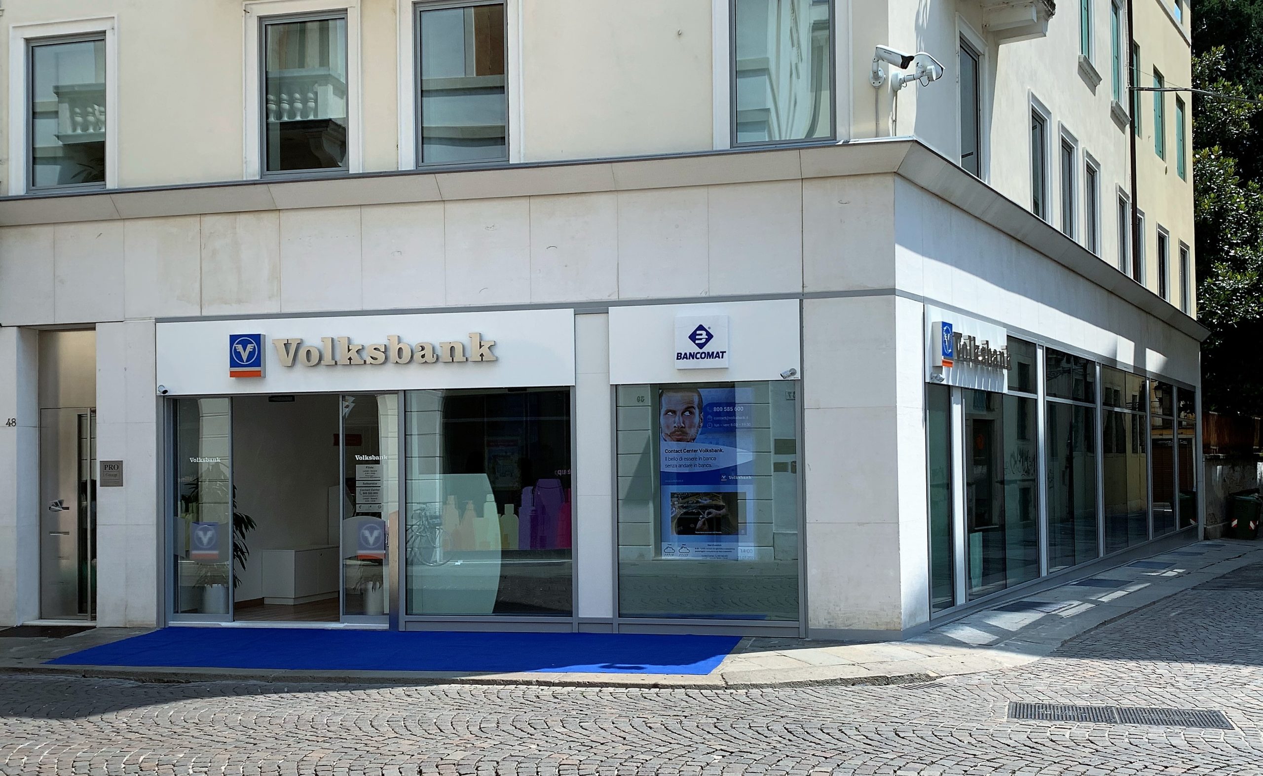 Volksbank, la filiale di corso Palladio a Vicenza