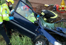 Vigili del Fuoco in Veneto, 458 mila euro per attrezzature e formazione dei volontari Vigili del Fuoco in Veneto, mezzo di soccorso in una scena operativa senza persone riconoscibili