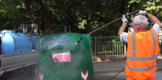 Aim Ambiente, intensificato il lavaggio di oltre 200 campane del vetro a Vicenza