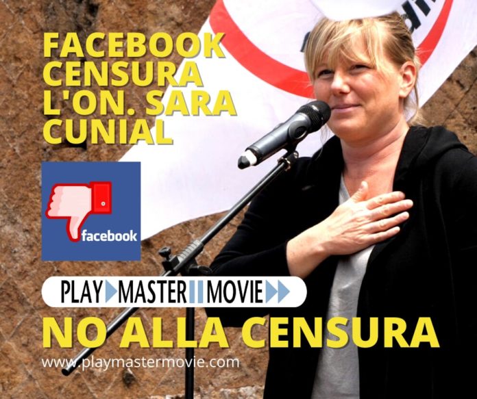 sara cunial facebook censura