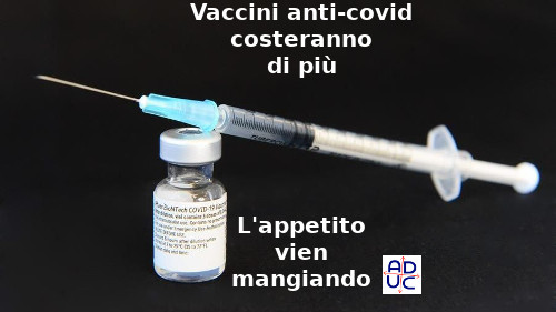Pfizer aumenta costo vaccini