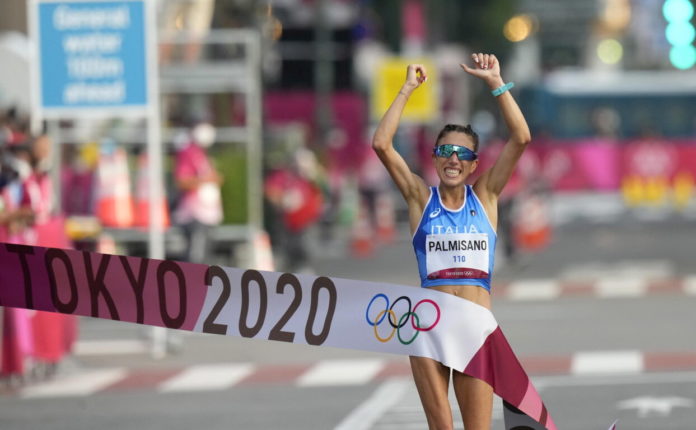 Antonella Palmisano, oro nei 20 km di marcia a Tokyo 2020 Antonella Palmisano, oro nei 20 km di marcia a Tokyo 2020