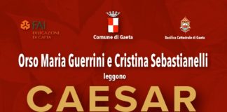 Caesar Di Antonella Prenner a Gaeta: appuntamento posticipato a data da stabilire Caesar di Antonella Prenner. incontro con l'autrice