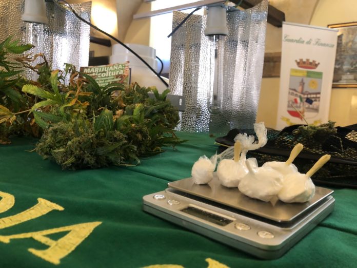Cannabis e cocaina a Nanto (VI) sequestrati da GdF di Vicenza